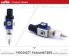 นิวเมติก Airtac Type Source Treatment Unit เครื่องปรับลม 1.5MPa GFR200-08